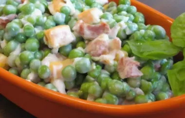 Delicious and Refreshing Bacon Pea Salad Recipe