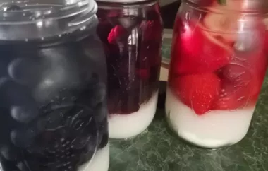 Delicious and Refreshing Berry Cordial Recipe