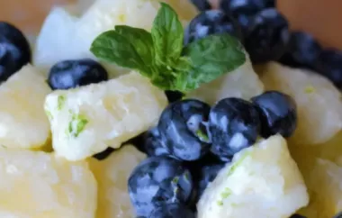 Delicious and Refreshing Blueberry Pineapple Salad