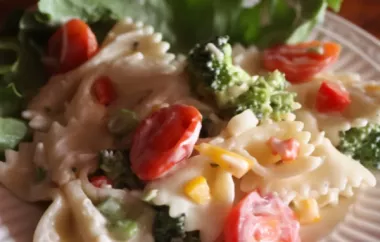 Delicious and Refreshing Bow Tie Pasta Salad Recipe