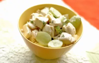 Delicious and refreshing chicken salad perfect for a light and satisfying meal.