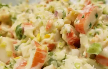 Delicious and Refreshing Crab Salad