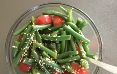 Delicious and Refreshing Crisp Green Bean Salad Recipe
