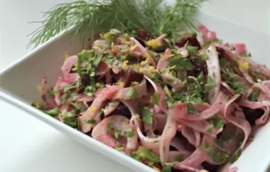 Delicious and Refreshing Fennel Salad Recipe