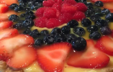 Delicious and Refreshing Fruity Tart Recipe