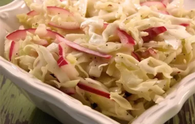 Delicious and Refreshing Italian Cabbage Salad