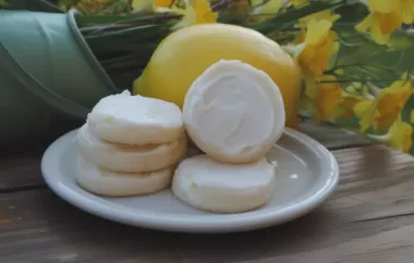 Delicious and Refreshing Lemon Meltaways Recipe