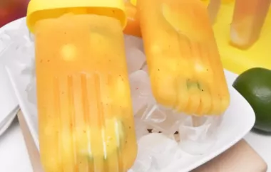 Delicious and refreshing mango tajin ice pops recipe