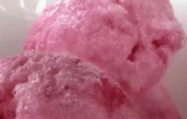 Delicious and Refreshing Mom Sawyer's Cranberry Ice Cream Recipe