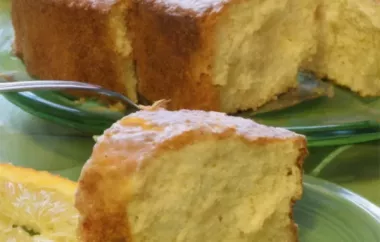 Delicious and Refreshing Orange Fluff Cake Recipe