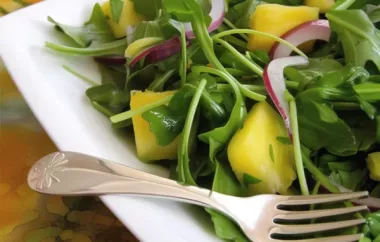 Delicious and refreshing Pineapple Rocket Salad recipe
