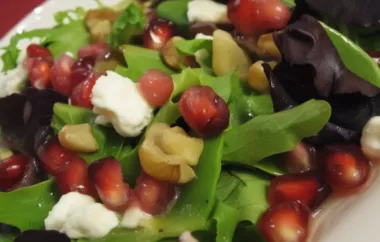 Delicious and Refreshing Pomegranate Feta Salad Recipe