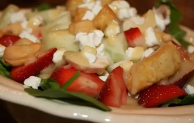 Delicious and Refreshing Spinach Strawberry Salad