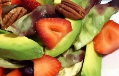 Delicious and Refreshing Strawberry Avocado Salad