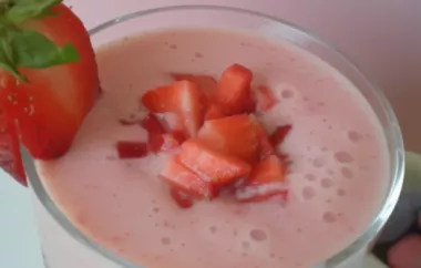 Delicious and refreshing Strawberry Lassi recipe