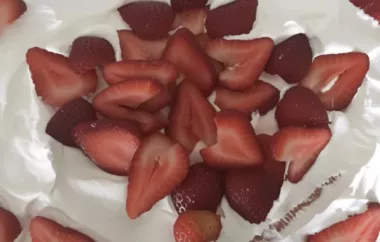 Delicious and Refreshing Strawberry Poke Cake Recipe
