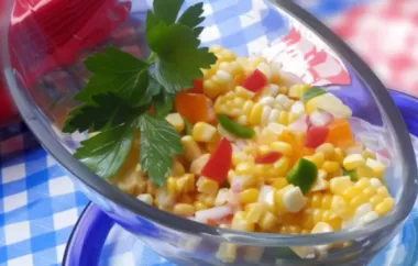 Delicious and Refreshing Summer Anytime Crisp Corn Salad Recipe