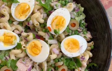 Delicious and refreshing tuna pasta salad recipe perfect for summer picnics