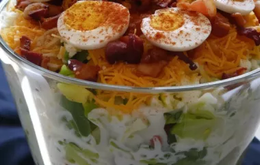 Delicious and Refreshing Twenty-Four-Hour Layered Salad Recipe