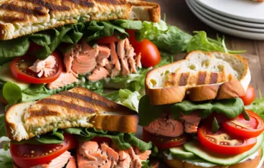 Delicious and Satisfying Salmon BLT Sandwich Recipe