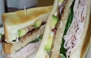 Delicious and satisfying turkey sandwich recipe