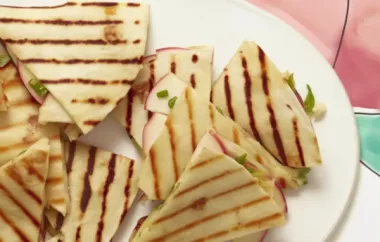 Delicious and Savory Apple Gouda Quesadillas Recipe