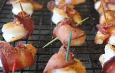 Delicious and Savory Bacon-Wrapped Barbeque Shrimp