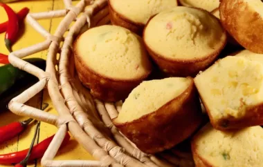 Delicious and Savory Cornbread Jalapeno Muffins Recipe