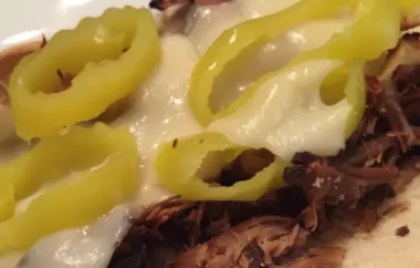 Delicious and Savory Italian Beef for Sandwiches