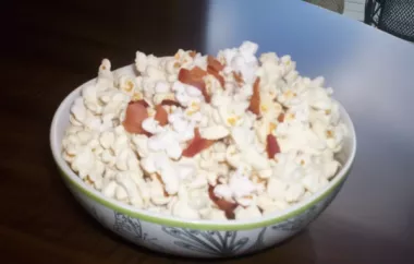 Delicious and savory real bacon popcorn recipe