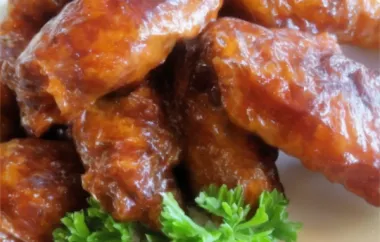 Delicious and Spicy Chinese Chicken Wings Recipe