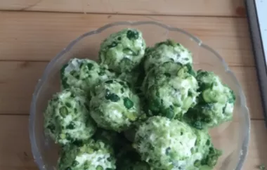 Delicious and Spicy Crunchy Wasabi Cheese Balls Recipe