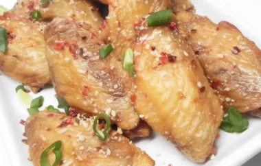 Delicious and Spicy Poke-Style Wings Recipe