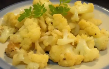 Delicious and Spicy Roasted Cajun Cauliflower Recipe