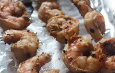 Delicious and Spicy Shrimp Skewers Recipe