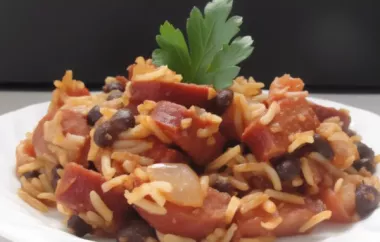 Delicious and Spicy Spanish Rice with Sausage Recipe