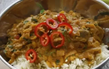 Delicious and Spicy Special Beef Rendang Curry