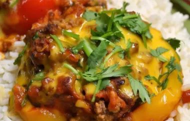 Delicious and Spicy Stuffed Mexican Peppers