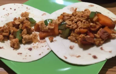 Delicious and Spicy Turkey and Yam Tacos Recipe