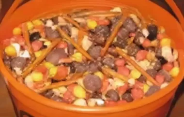 Delicious and Spooky Raisin Snack Mix Recipe
