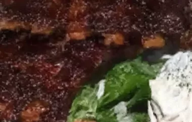Delicious and Sticky Honey Garlic Ribs