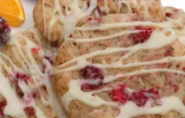 Delicious and Tangy Cranberry Orange Cookies Recipe