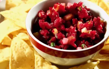 Delicious and Tangy Fresh Cranberry Salsa Recipe