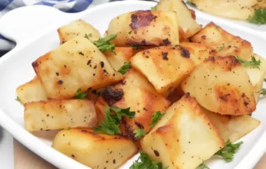 Delicious and Tangy Greek Style Lemon Potatoes