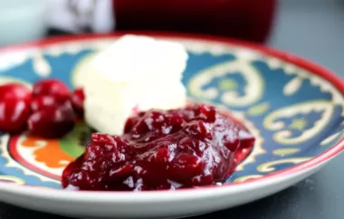 Delicious and Tangy Instant Pot Cranberry Sauce Recipe