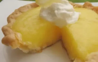 Delicious and Tangy Lemon Butter Tarts