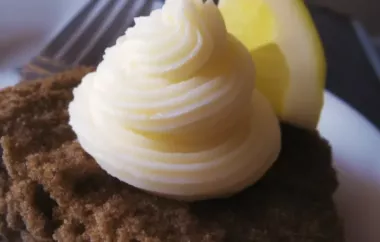 Delicious and Tangy Lemon Cream Cheese Frosting Recipe