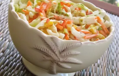 Delicious and Tangy Old Bay Coleslaw Recipe
