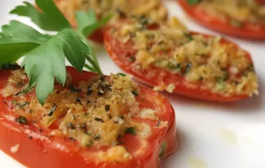 Delicious and Tangy Provincial Tomatoes Recipe