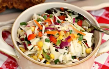 Delicious and Tangy Sweet and Sour Coleslaw Recipe